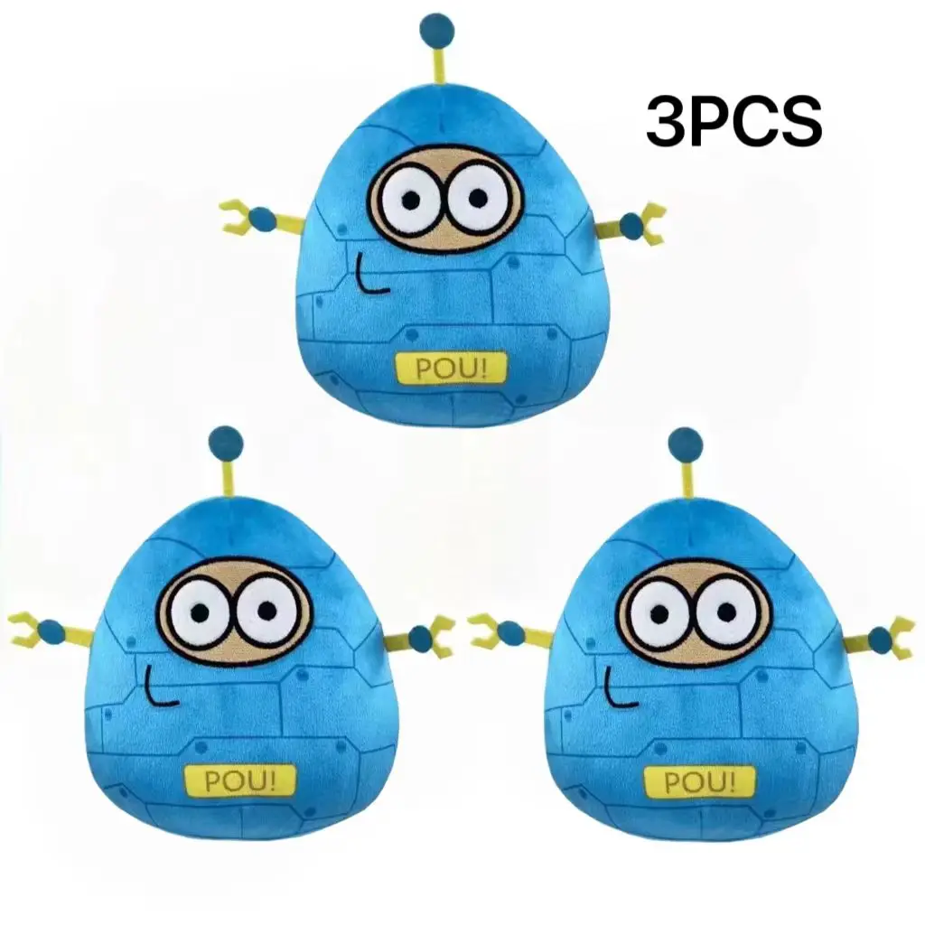 thumbnail image 1 of Alien Pou Plush Toy, Black Hat Gentleman Pou Plush, Alien Stuffed Doll Birthday Easter Children's Day Halloween Christmas Gift, 1 of 5