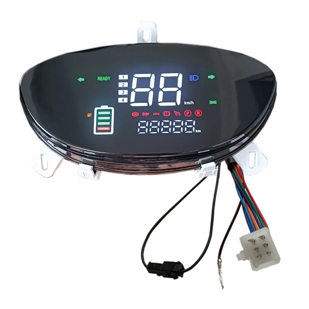 Pantalla LCD KT-LCD5 Para Bicicleta Eléctrica: Velocímetro A Bordo 24V 36V 48V, Impermeable Y Compatible Con Controlador KT