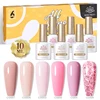 BORN PRETTY 10ml Glitter Gel Polish Set For Manicure Hybrid Varnishe Sparking Shining Soak Off Semi Permanant Gel Nail Kit 1