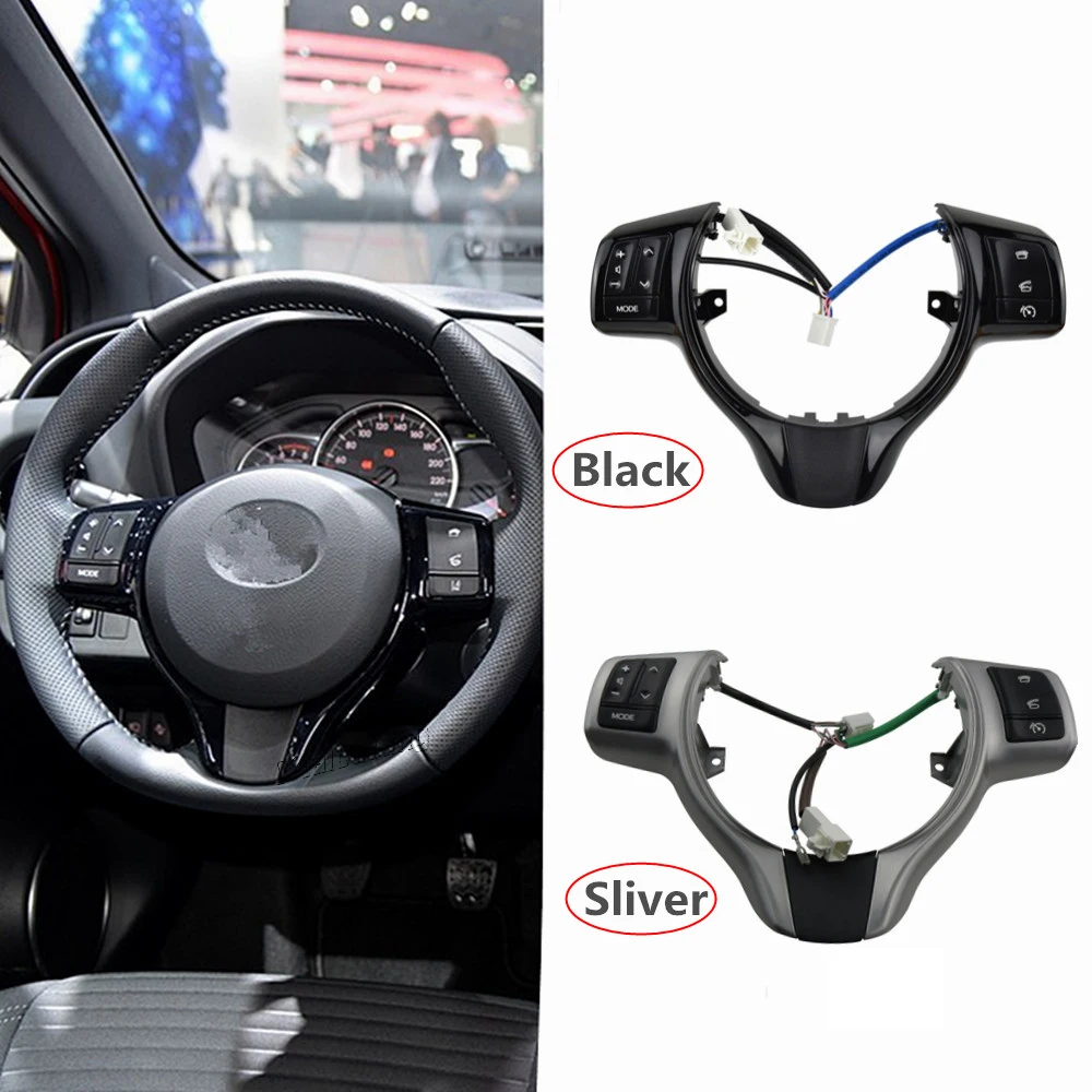 

84250-0D020 For Toyota Vitz / Yaris Motors Multi-function Steering Wheel Cruise Control Buttons Switch Car Accessories