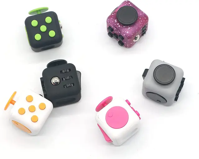 Solid Color Fidget Decompression Dice for Release Stress Autism Anxiety Relieve 2