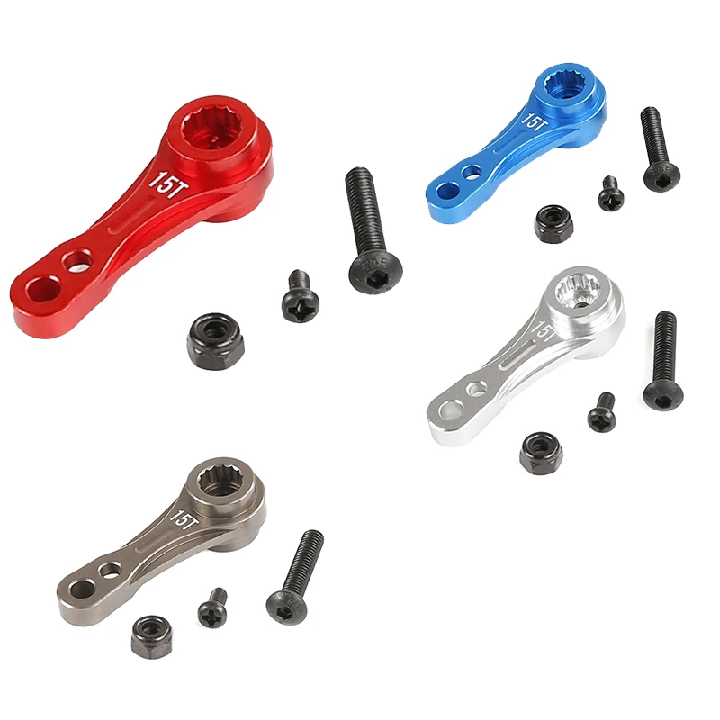 

CNC металлический 15/17T двухсторонний зубчатый сервопривод для LOSI 5IVE-T ROVAN LT ROVAN ROFUN KM HPI BAJA 5B 5T 5SC