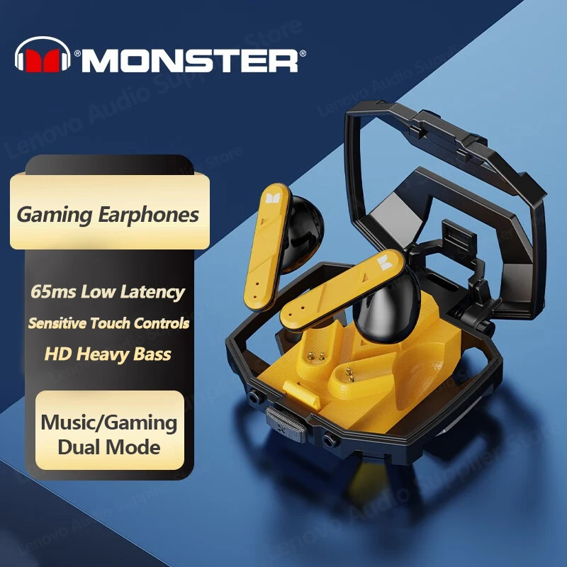 モンスター-Bluetoothワイヤレスヘッドセット,ノイズ