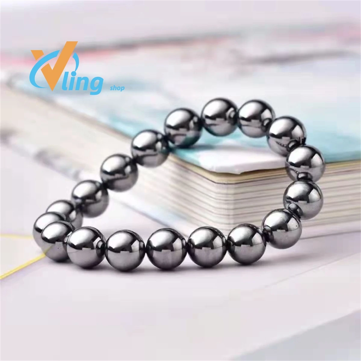 Bracelet Wholesale Polysilicon Cold and Hot Double Effect Multi Loop Cut Stone Bracelet Necklace