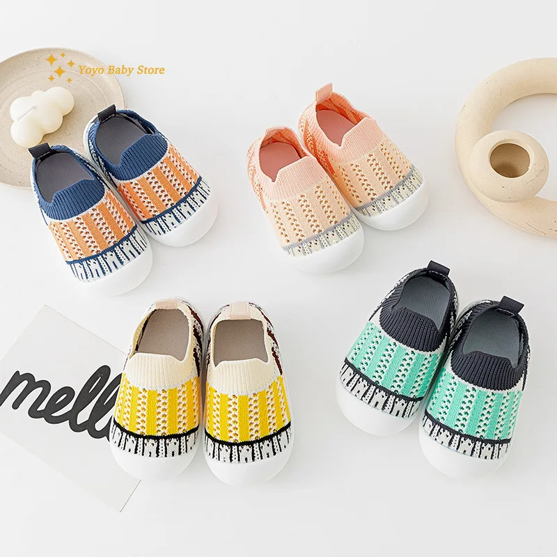 

Kid Baby First Walkers Shoes Breathable Infant Toddler Shoes Girls Boy Casual Mesh Shoes Soft Bottom Comfortable Non-slip Shoes