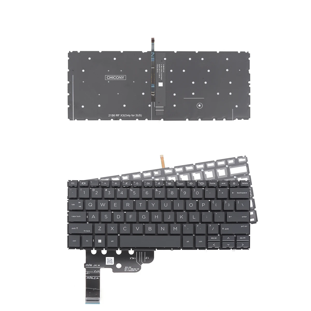 Tastiera Per Laptop Usa Per Hp Elitebook 840 830 845 G9 Retroilluminata Nera