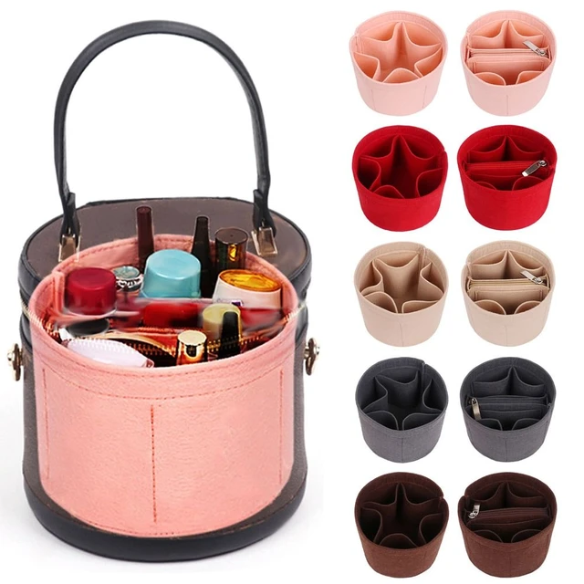 5 Colors Felt Purse Organizer Insert Handbag Organizer Inside