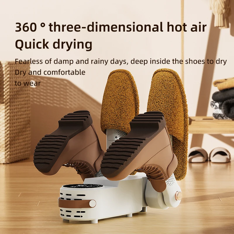 2025 Electric Shoes Dryer Warmer Portable Foldable Smart Heater Fast Drying Boot Deodorizer Multifunction Socks Dryer 5