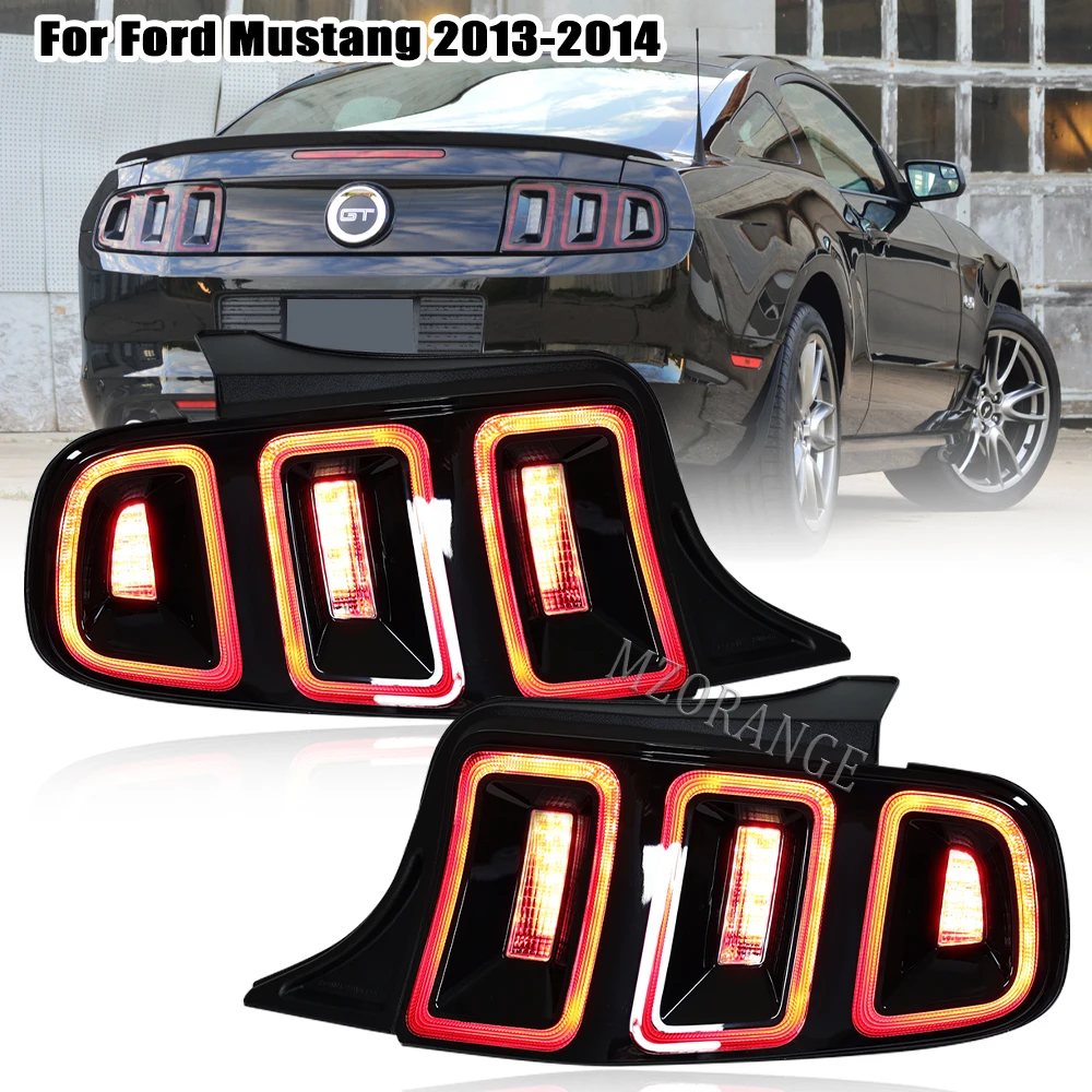 

Задний фонарь для Ford Mustang 2013 2014, задний фонарь, стоп-сигнал, стоп-сигнал, сигнал поворота, задний фонарь, лампа заднего хода