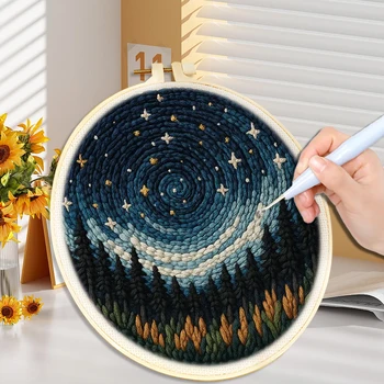 Scenery Punch Needle Embroidery Kit 1
