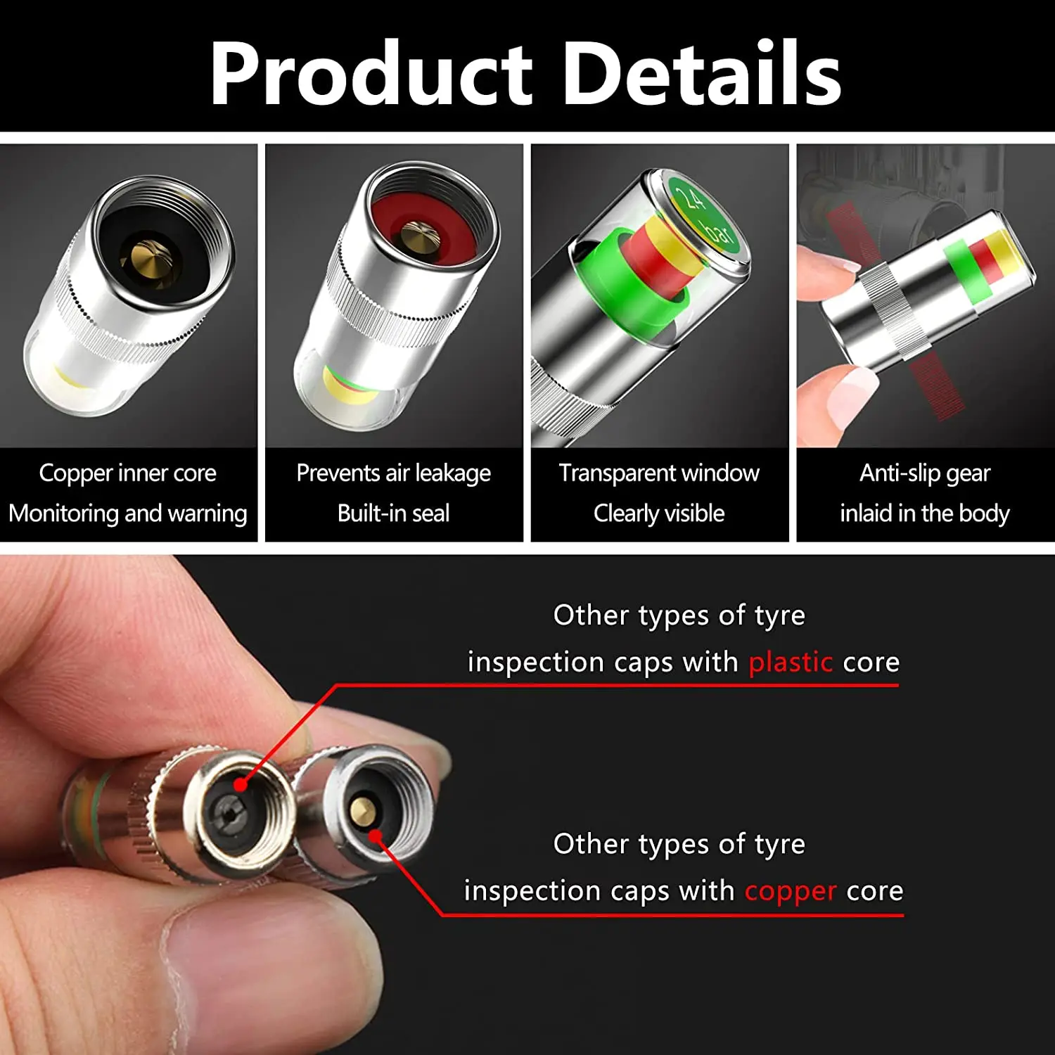 ZZTZZ 32-36PSI TPMS Ÿ̾ з    ĸ Ÿ̾  ǥñ, 3    8 