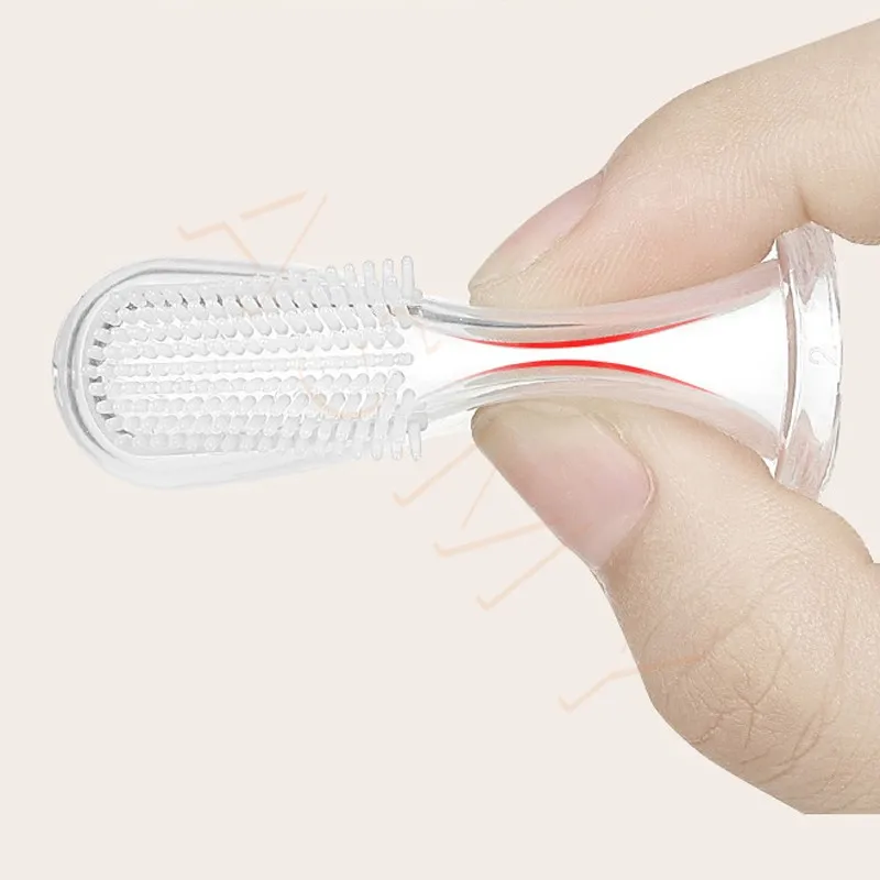 Oberni Baby toothbrush / baby silicone finger cover / clean mouth teeth Tongue coating