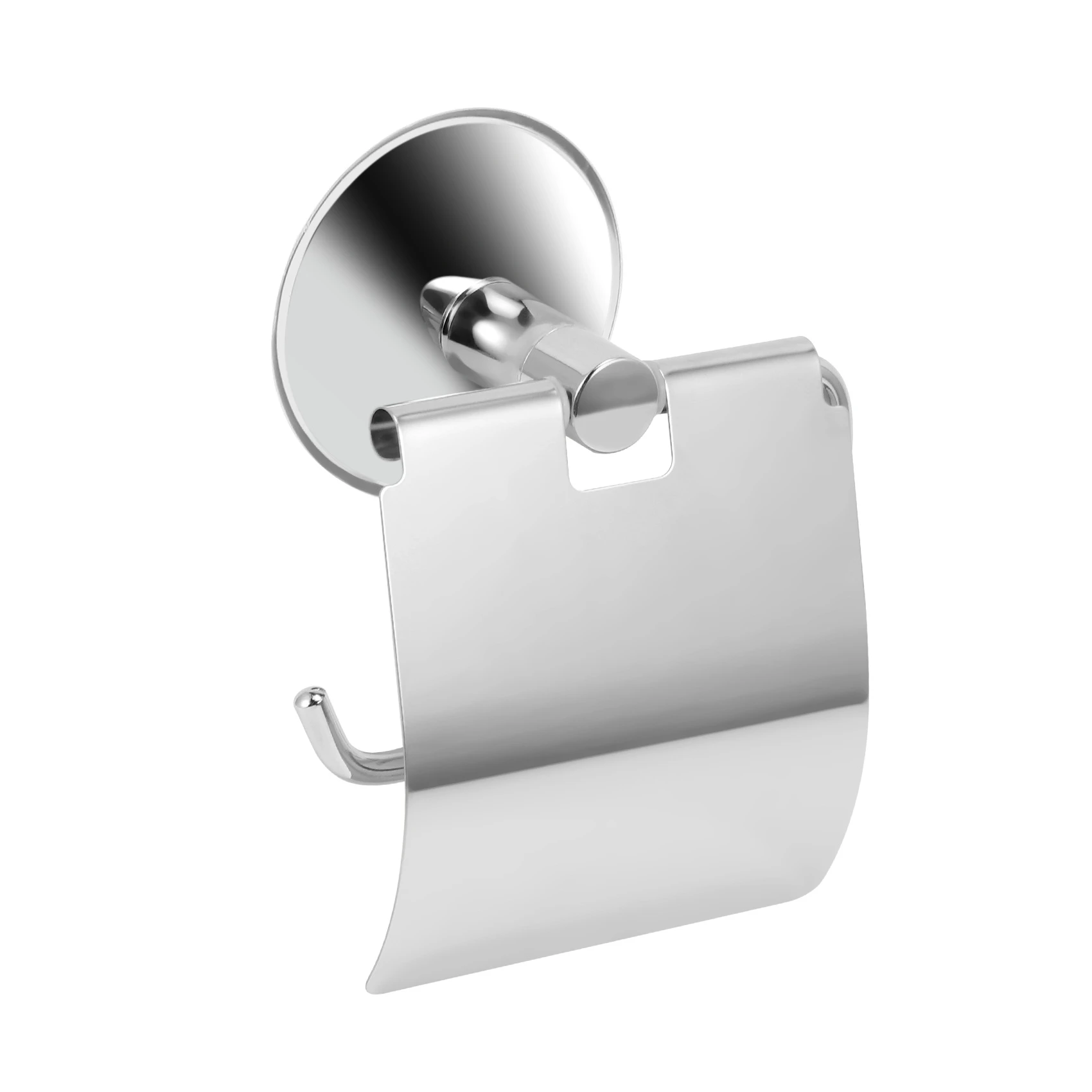 Stainless Steel Toilet paper Holder Heavy Duty Suction Wall Mount Toilet Tissue Paper Holder Bathroom Paper Roll