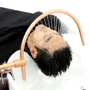 อุปกรณ์สปาผมแบบพกพาสำหรับร้านเสริมสวย พร้อมปั๊มน้ำตก ระบบหมุนเวียนน้ำ อุปกรณ์เสริมอ่างสระผม 1