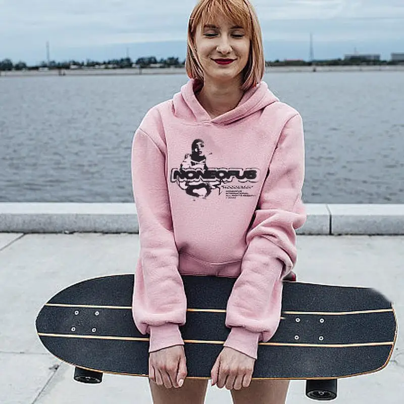 Hoodie Sweat Jacket Pullover Jersey Loose Fit Jacket Full Zipper Tracksuit Long Sleeved Casual Fashion Sportswear Fashion