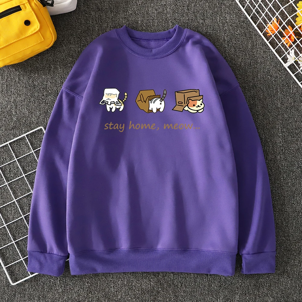 cat sweaters for humans in purple color