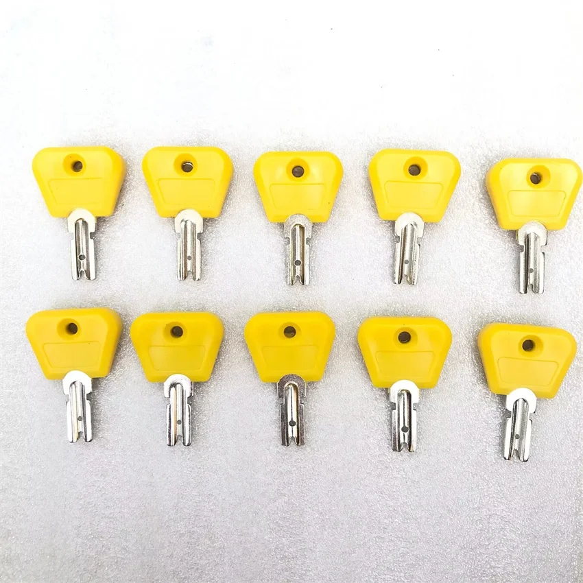 

10pc Ignition key For HYSTER, CLARK Forklift Truck Parts 2368655 2782017 1492154