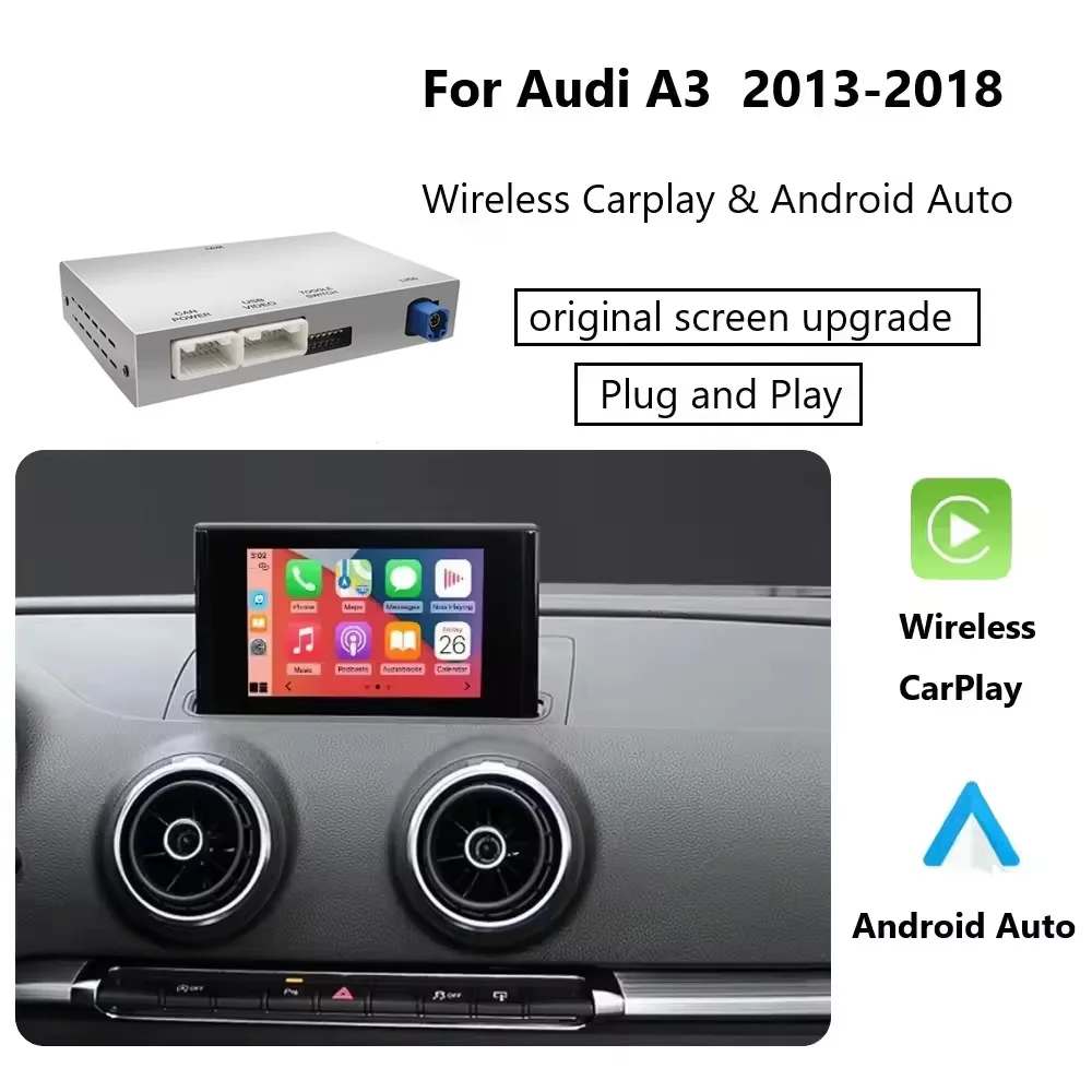 car play Fo r Audi A3 2013-2018
