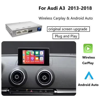AUTOABC Wireless CarPlay for Audi A3 S3 8V 2013-2018 Android Auto with Mirror Link AirPlay Reverse Camera Navigation Functions 1