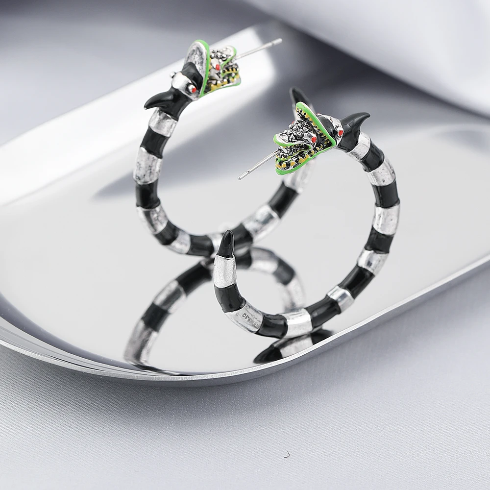 FemaleUnusualEarringDragonLongEarringsforWomenHighgradeMetal