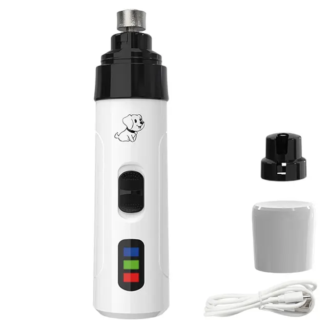 Electric Pet Nail Trimmer Rechargeable Pet Nail Grinder Quiet Cat Nail Grinder Suitable for Small Middle Large Dogs and Cats 6