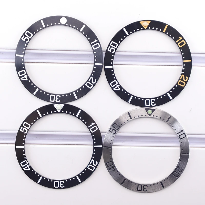 Ceramic Stainless Steel Bezel Insert for Men's Automatic Watches - Luxury Accessory Parts