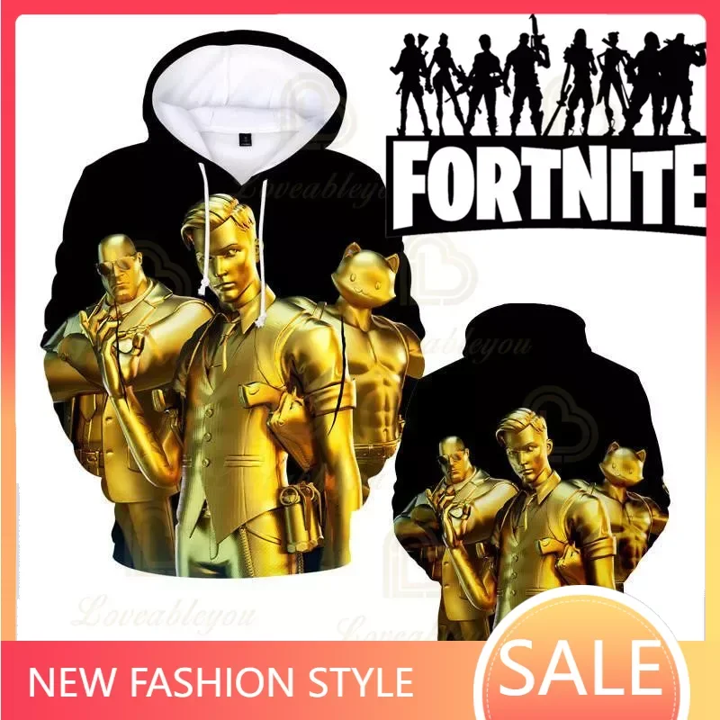 Uomini E Donne 3D Streetwear Top Fortnite Victory Felpa Con Cappuccio Per Bambini Felpa Hero Battle Royale Ragazzi Ragazze Cartoon Top Vestiti Per Bam