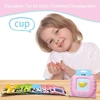 Kids Learn English Toys Early Intelligent Education Audio Electronic Book Flash Card Reading Machine Montessori Study Toys Book 4