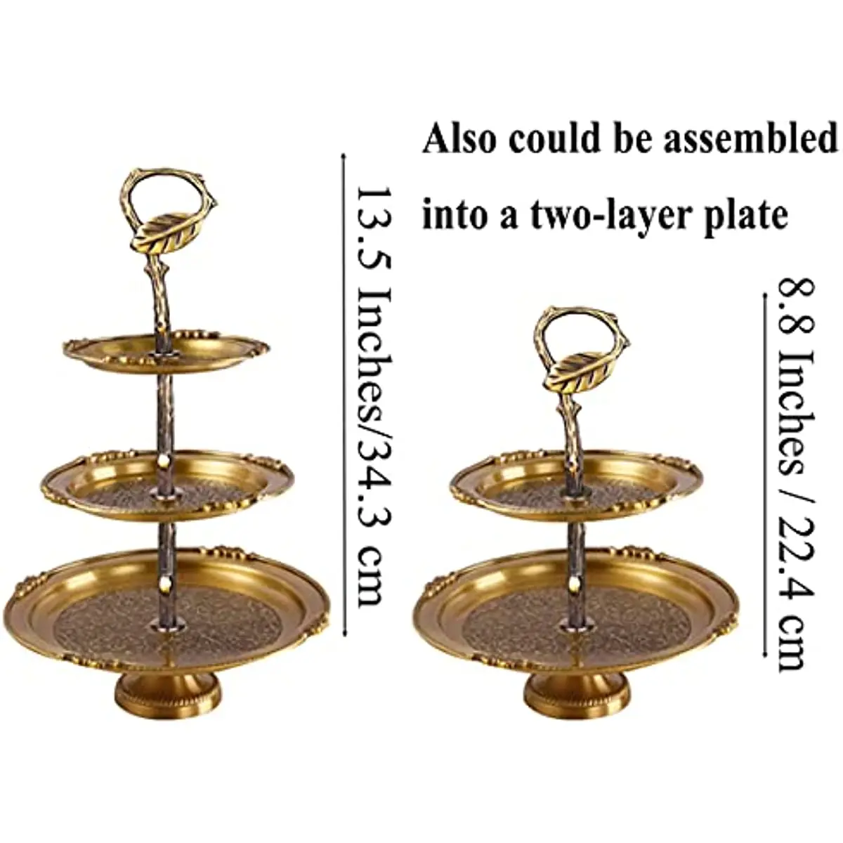 New Metal Stand DIY Three-Layer Fruit Plate Frame Stand Snack for Resin Mold Art Supplies fruit plate stand