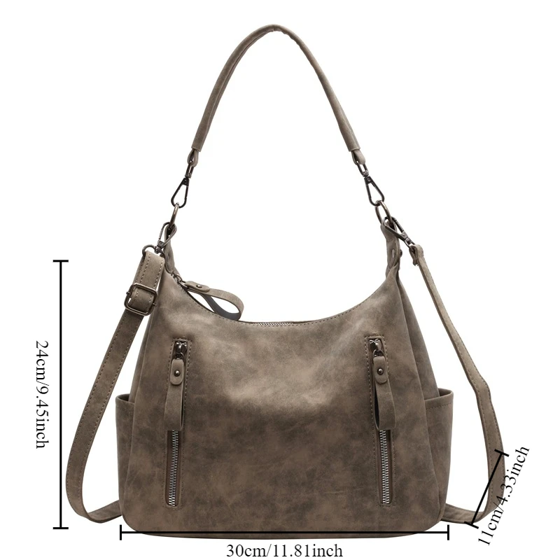 Chic Women's Versatile Tote and Crossbody Bag