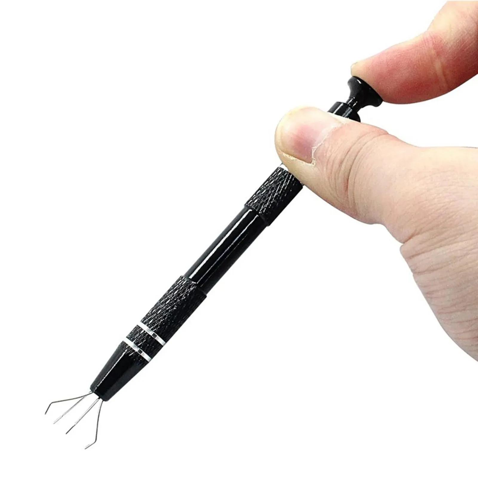 4-클로우 피어싱 볼 그랩버 알루미늄 합금 미니 라인스톤 집게 일상 유지보수 도구