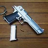 Csnoobs Mini 1:3 Desert Eagle Pistol Alloy Gun Model Keychain Gold-plated Bag Pendant Detachable Toy Gun For Adult Kids Gift 3