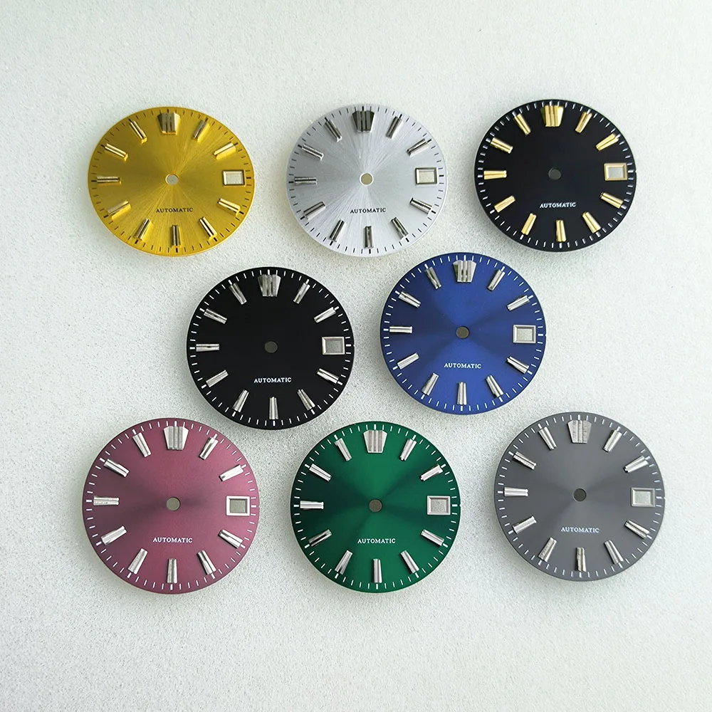 

NH35 Dial Accessories NH 36 Dial accessories 28.5mm green dial NH35 /NH 36 Automatic movement watch accessories