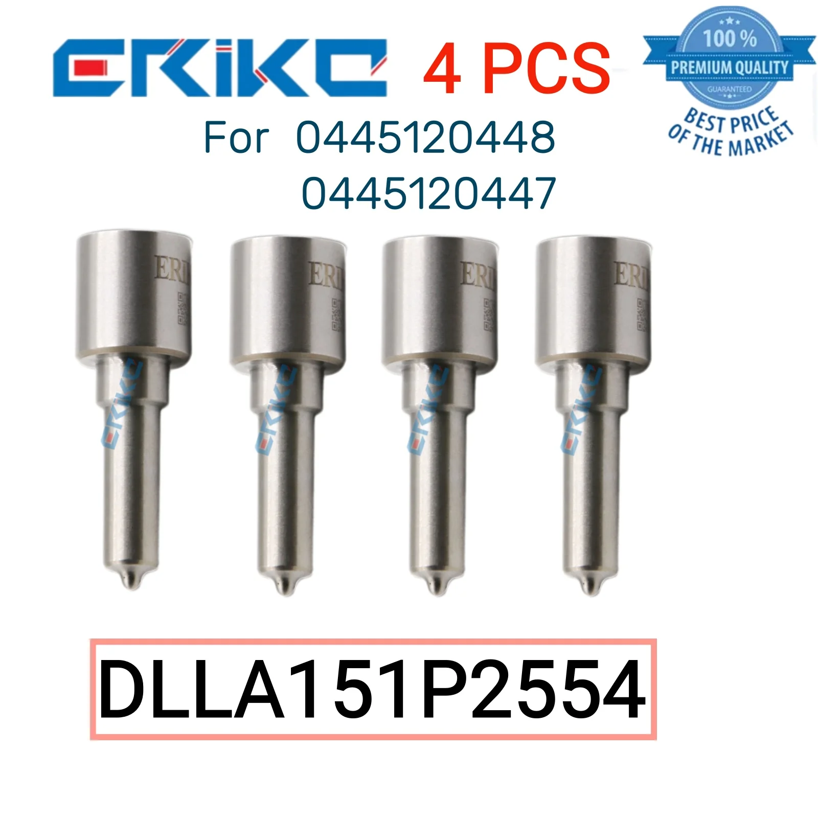 

4 шт., форсунка DLLA151P2554, форсунка 0 433 172 554 DLLA151P2554, полноконусная Форсунка DLLA151P2554 для 0445120448 0445120447