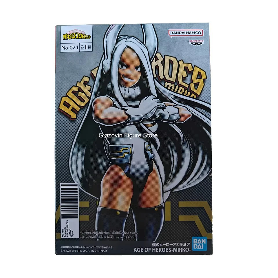 Banpresto My Hero Academia - Statua Mirko Age Of Heroes, 15 Cm, Collezionabile