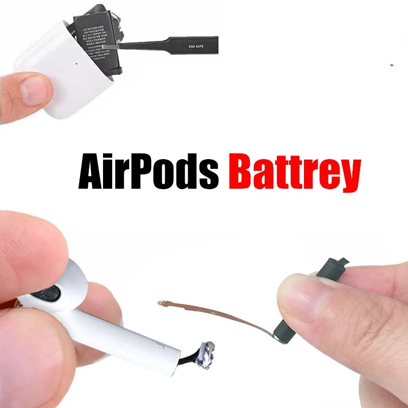 Replace Battery For Airpods 1st 2nd A1604 A1523 A1722 A2032 A2031 Air