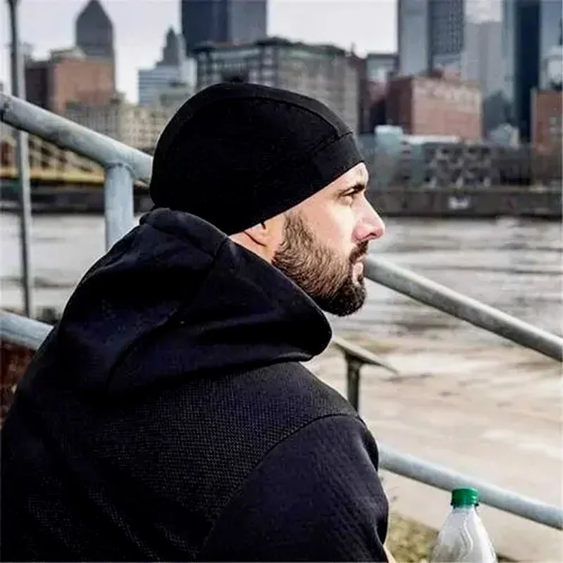 1/2PCS Motorcycle Helmet Beanie Cap Helmet Inner Cap Hat Quick Dry Breathable Helmet Inner Sweat Wicking Hat Sports Hat Caps