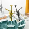 350ml Plant Flower Glass Garden Watering Spray Bottle Push-type Watering Can Retro High Atomization Nozzle Bottle 2