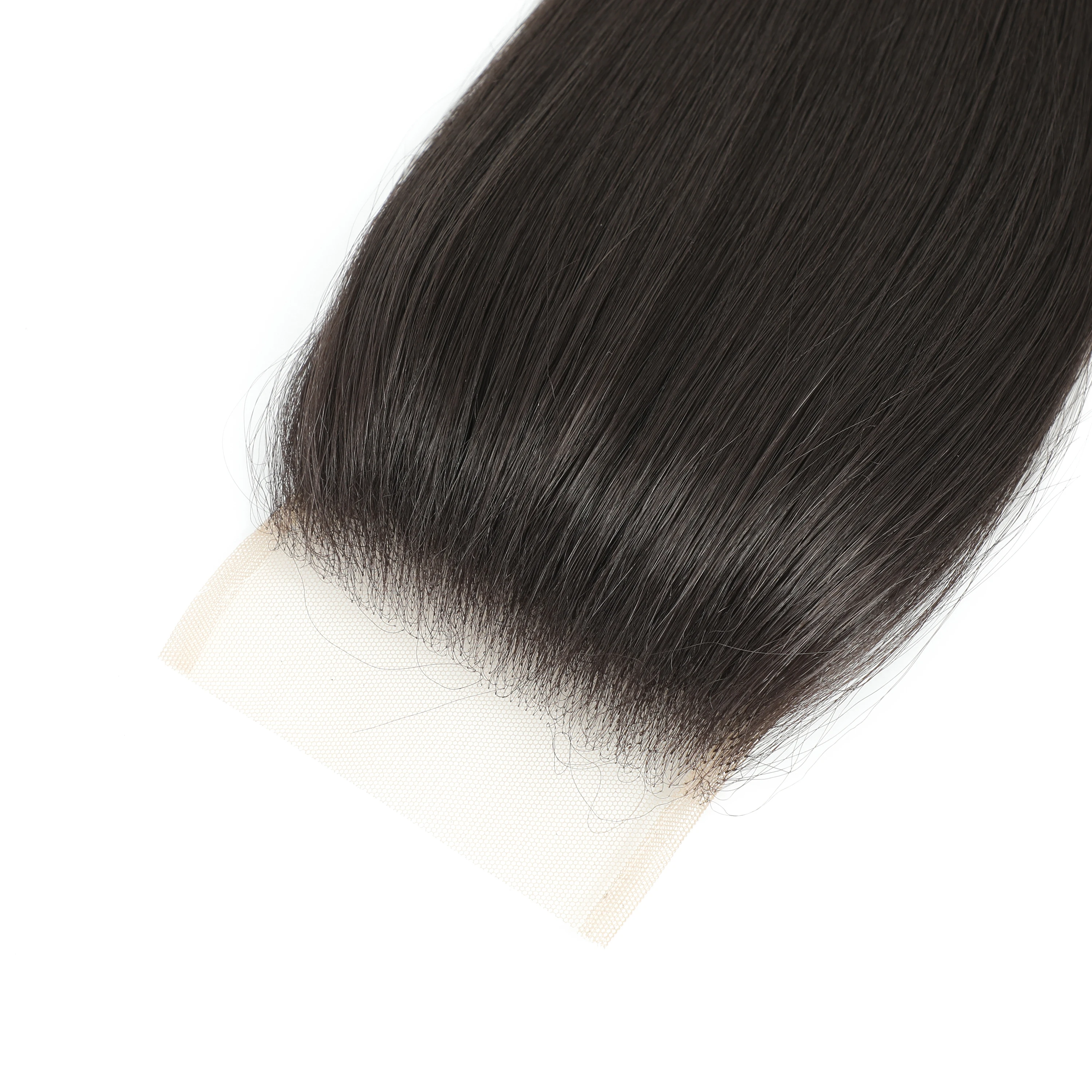 Straight Lace Closure 4x4 Lace Frontal Closure Synthetic for Black Women 22 inches hair extensions