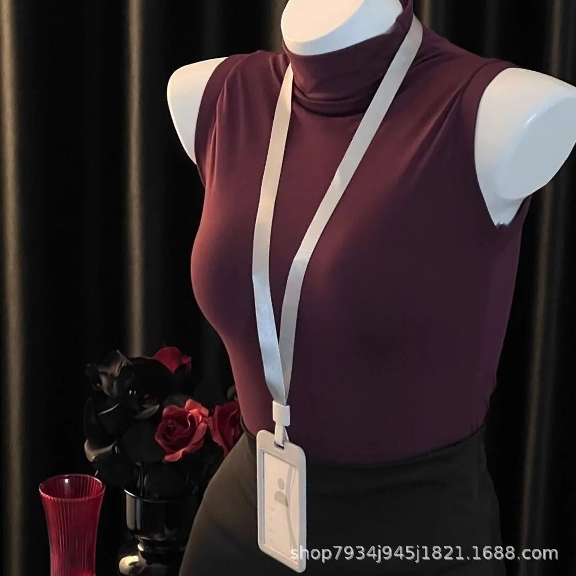 Sexy Office Secretary Uniform Roleplay Underwear Women's Tight Fit Polyester Fabric Spring/Summer Office Theme Pure Desire Style