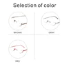 Rolopop Readers Reading Glasses for Women Prescription Glasses Spring Hinges Half Frame Metallic Stainless Steel HC 2