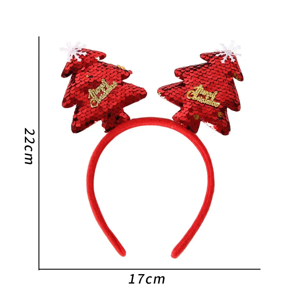 Christmas Decorative Hair Clips Sell Cute Headwear Hair Clips Sequins Christmas Hats Small Hat Decorative Supplies