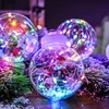 Led Wishing Ball String Lights,Battery Powered Light,10 Lights Santa Window Ornaments for Living Room,Corridor,Yard,Winter Decor 3