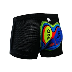 Fualrny Men's Padded Cycling Compression Shorts - Mountain Bike and Sport Riding Underwear - M (FLN-NK1)