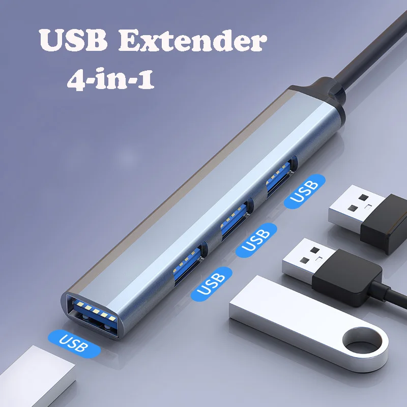 Hub Usb Tipo C Hub Usb3.0 Otg Hub Usb C A 4 Porte Adattatore Multi Splitter Accessori Per Computer Portatili Per Xiaomi Lenovo Macbook Pro