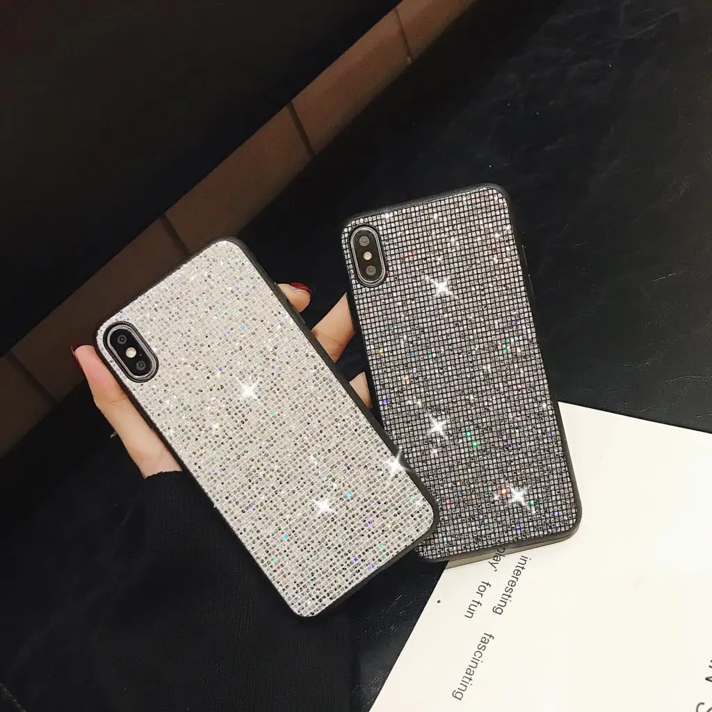 

Luxury Shiny Case For Samsung Galaxy A01 A12 A31 A41 A40 A42 A50 A51 A70 A71 A52 A72 A21S A20E A10 Back Cover Funda Bling Coque