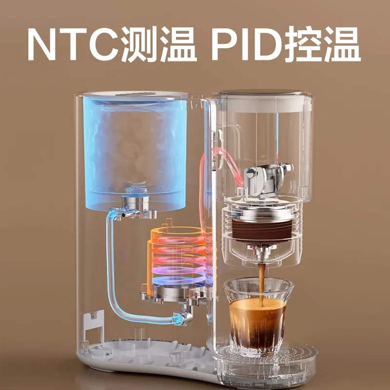 220V SUPOR Espresso Coffee Machine Semi Automatic Compact for Home Office Portable Americano
