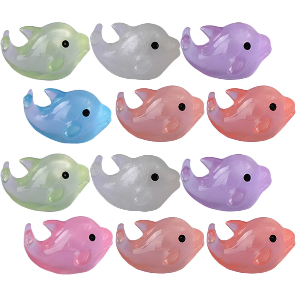 

28 Pcs Micro Landscape Dolphin Realistic Animal Figures Tiny Animals Miniature Resin