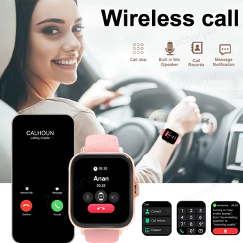 Smart watch with SMS for Android/iPhone, fitness tracking watch, sports mode, pedometer, distance 3