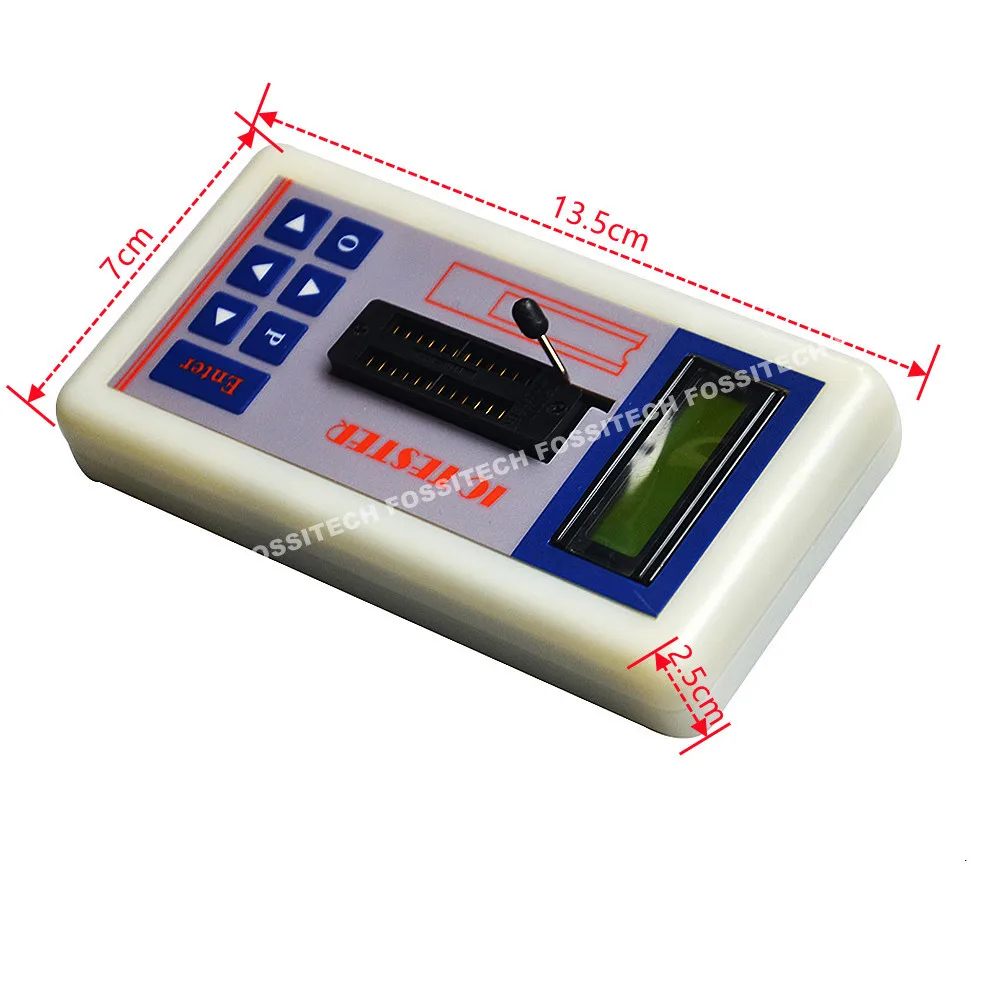 Integrated Circuit IC Chip Tester Transistor Optocoupler Operational Amplifier Regulator Tube Automatic Identification Device ic transistor tester